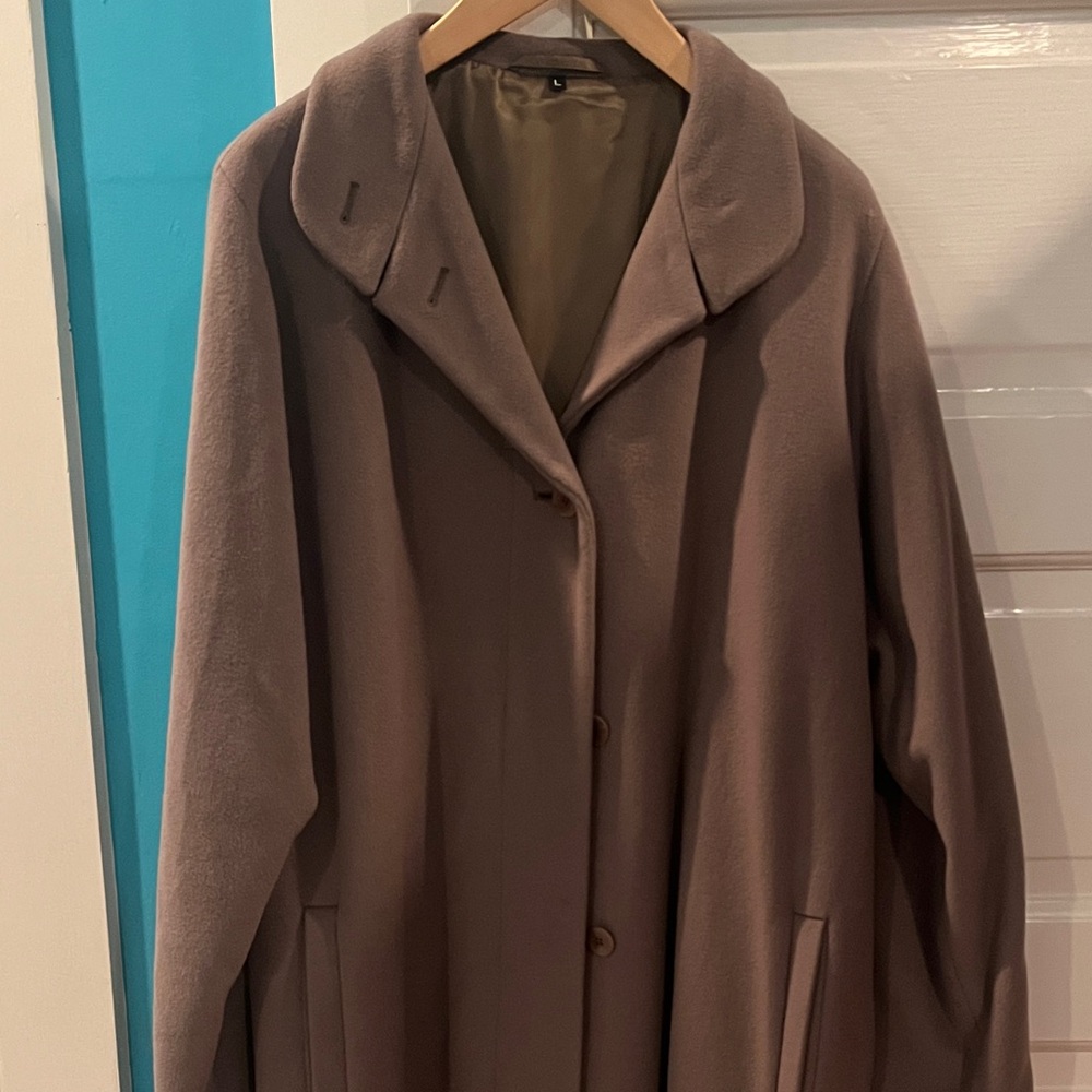 Elegant Cashmere/Wool Full-length Winter Coat
